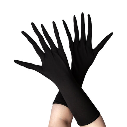 Handschoenen  lange vingers zwart