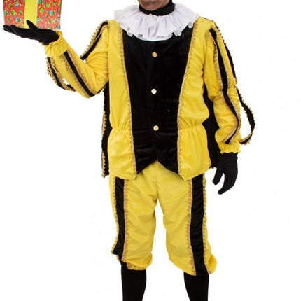 Piet plushe zwart/geel