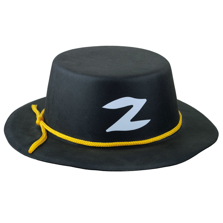 Zorro hoed met geel koord kinderen