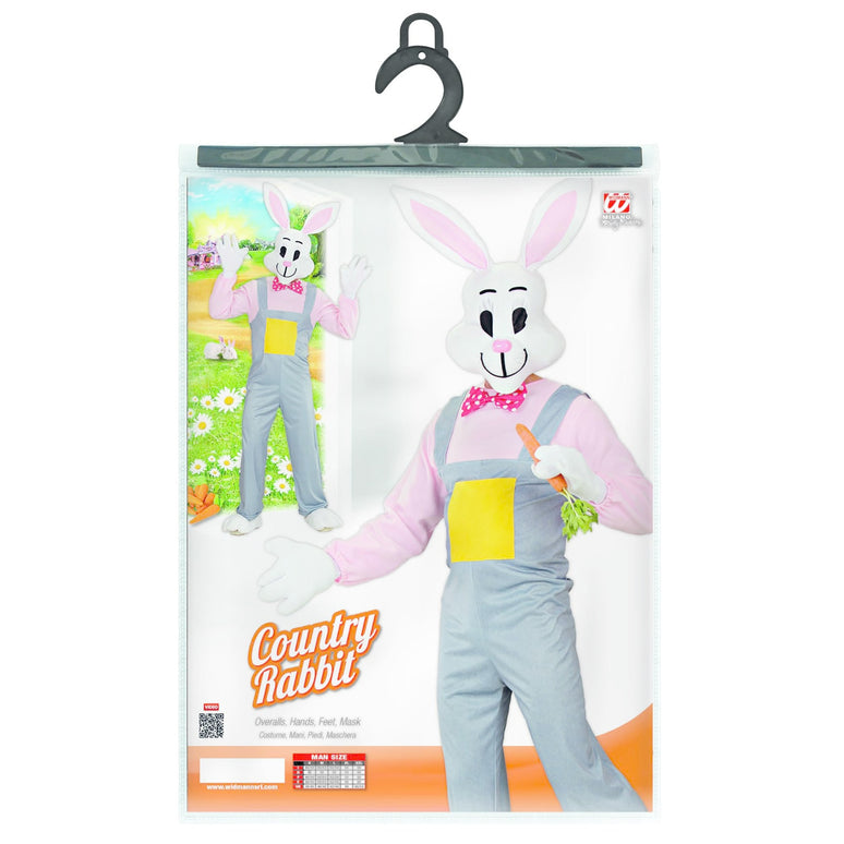 Mascotte konijn kostuum