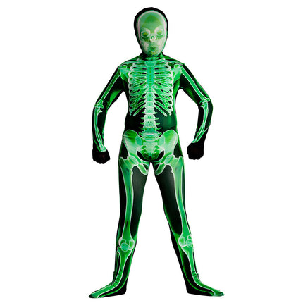 Second skin  skelet pak Timo groen