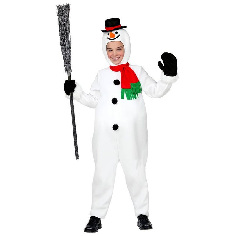 Sneeuwpop pak jumpsuit kind