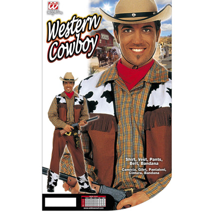 Western Cowboy kostuum heren