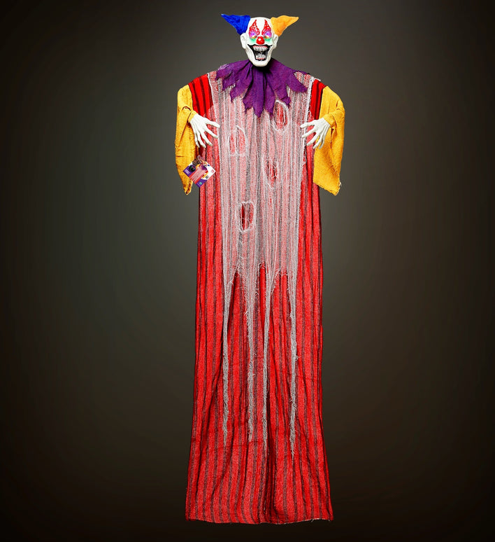 Enge Clown decoratie 232cm