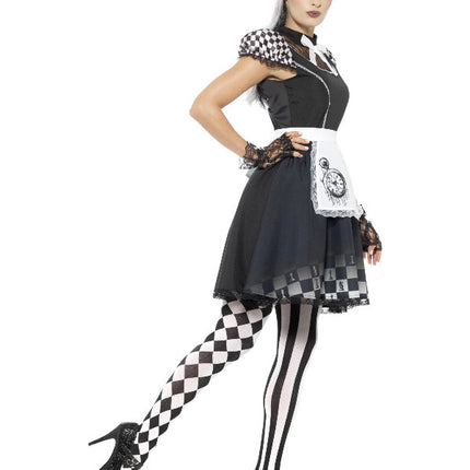 Gothic Alice kostuum zwart wit