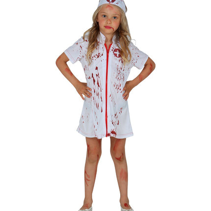 Zombie verpleegster jurkje kinderen