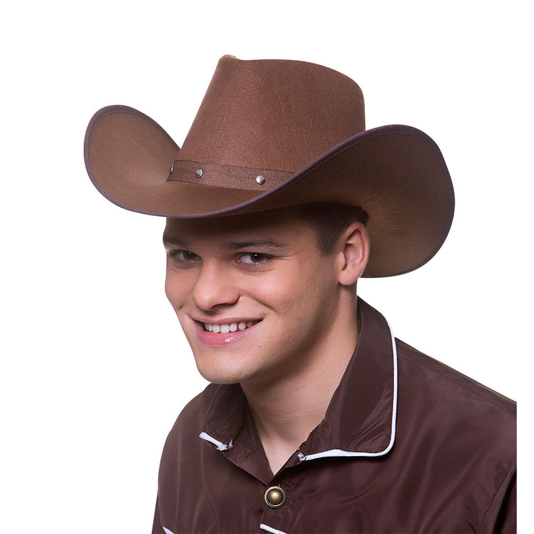 Cowboyhoed Texcaans in donkerbruin