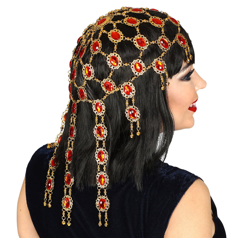 Cleopatra hoofdbedekking luxe