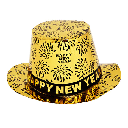 Nieuwjaar hoed goud Happy New Year