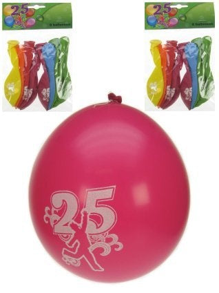 Leeftijd ballonnen 25 jaar