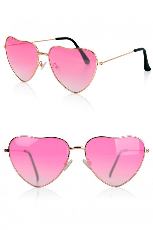 Roze hartjes bril