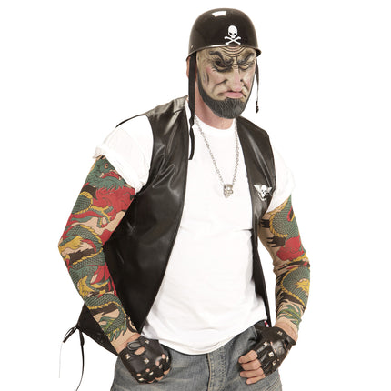 Halfgezicht masker outlaw biker