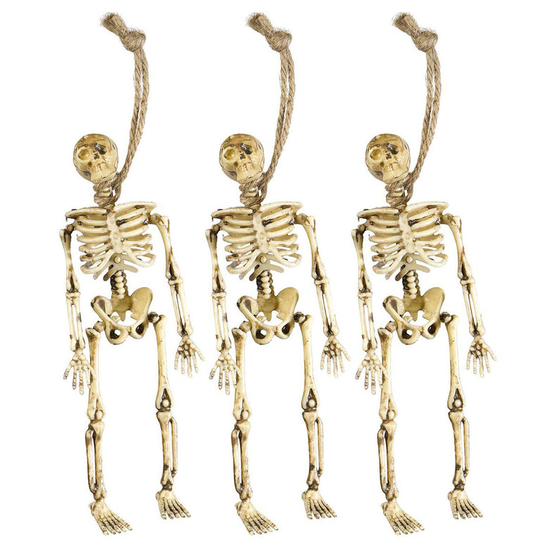 Skeletten decoratie met touw