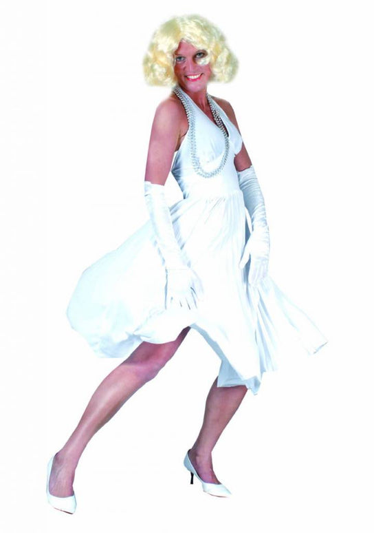 Marilyn Monroe jurk wit dames
