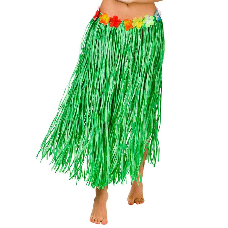 Hawaii rokje groen 80cm