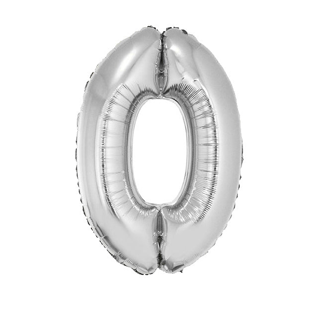 Folieballon 102 cm zilver