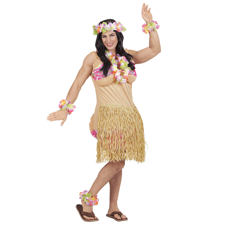 Mooie hawaiiaans kostuum travestie
