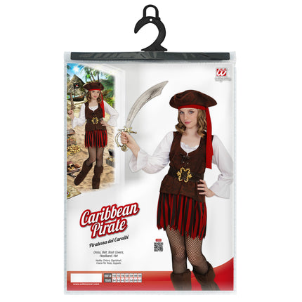 Caribische piraat pak Inge