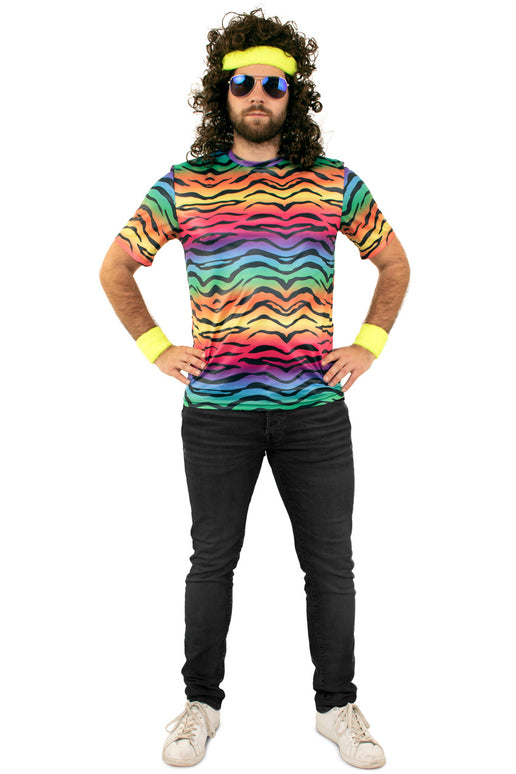 T-shirt neon tijger kleuren