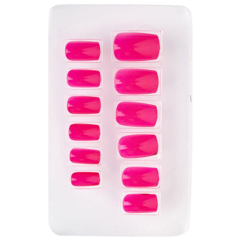 Airbrush nagels neon roze