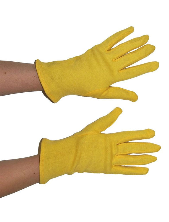 Gele handschoenen