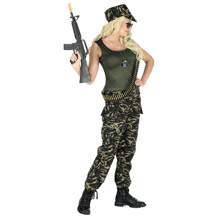 Soldaten kostuum dames