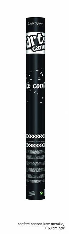 Confetti kanon wit top kwaliteit 60cm