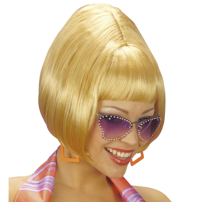 pruik party girl 70s blond