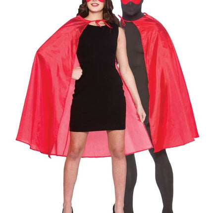 Super Hero Cape met masker in rood