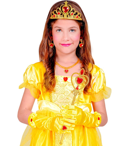 Prinses set  Anna geel