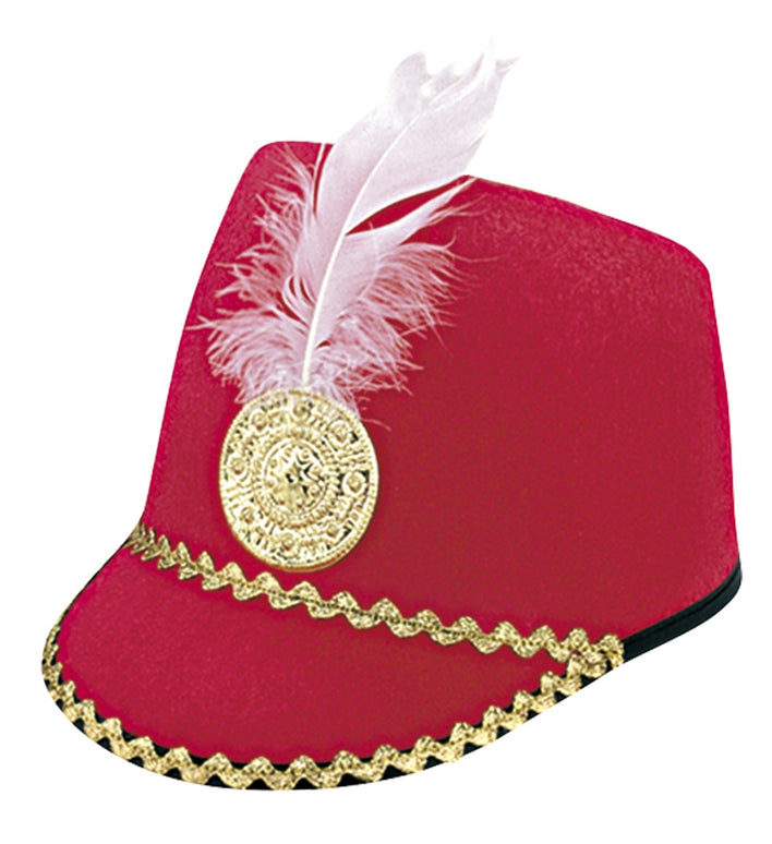 Majorette hoed rood kind