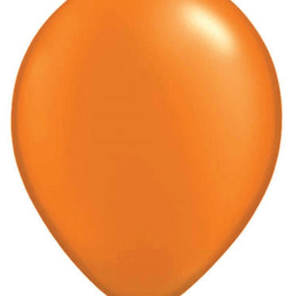 Oranje latex ballonnen 100st.