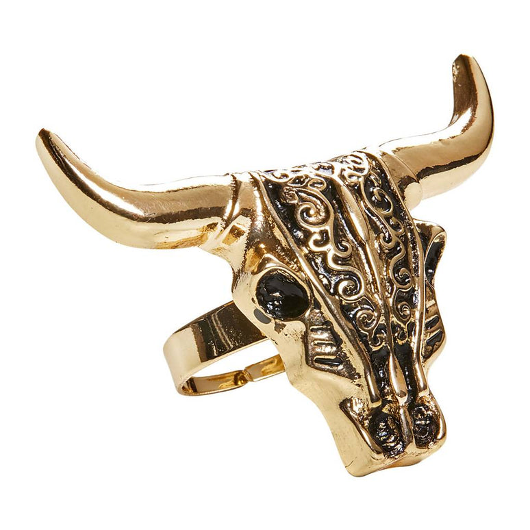 Gouden buffalo ring cowboy