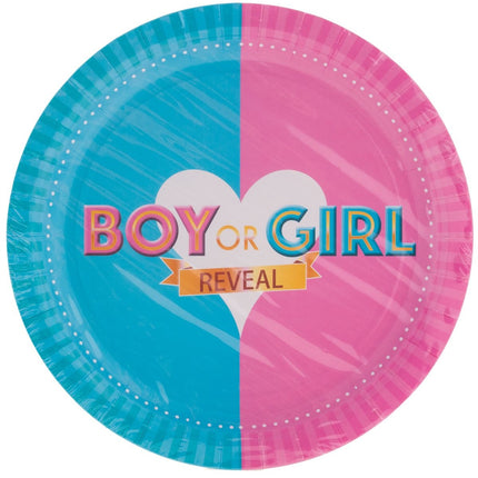 Gender Reveal borden baby shower party