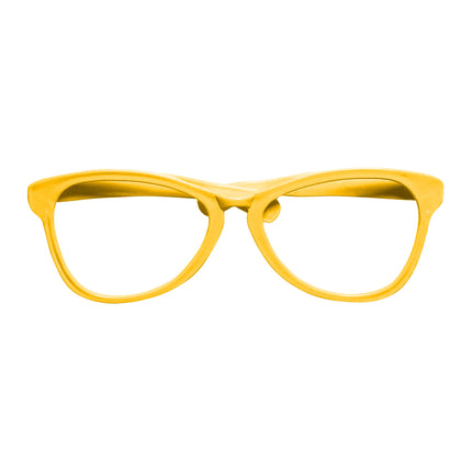 Clownsbril geel