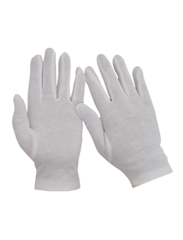 Witte handschoenen effen