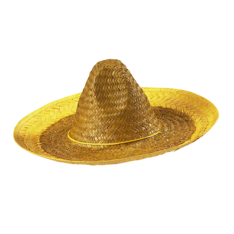 Mexicaanse sombrero geel
