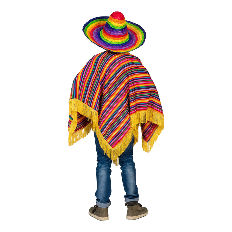 Mexicaanse poncho Tequila kinderen