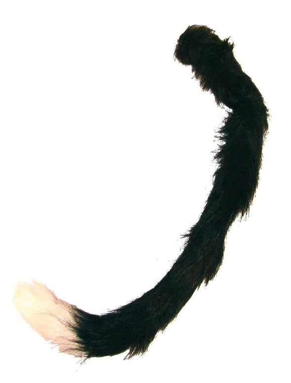Nep zwarte kattenstaart met wit puntje