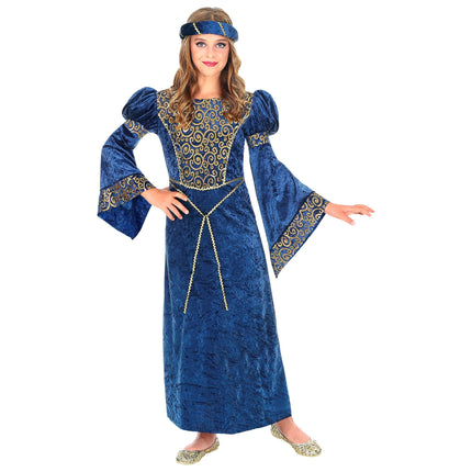 Renaissance jurk blauw