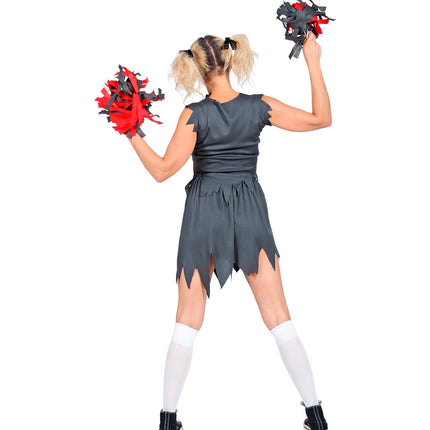 Zombie cheerleader pakje dames