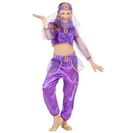 Arabische haremdanseres kostuum Mervet kind