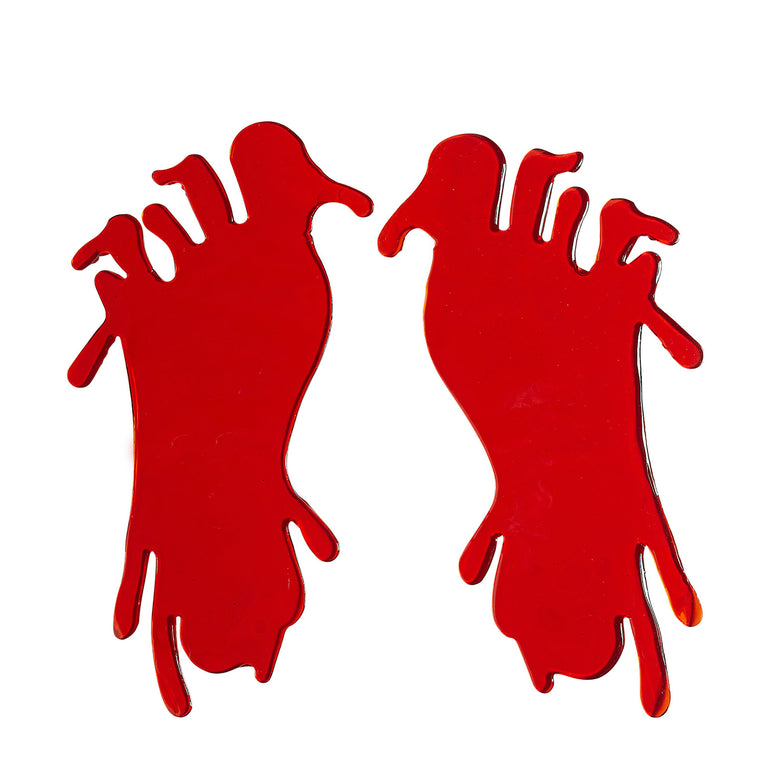 Sticker bloederige voeten