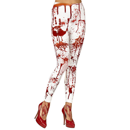 Legging met bloed halloween