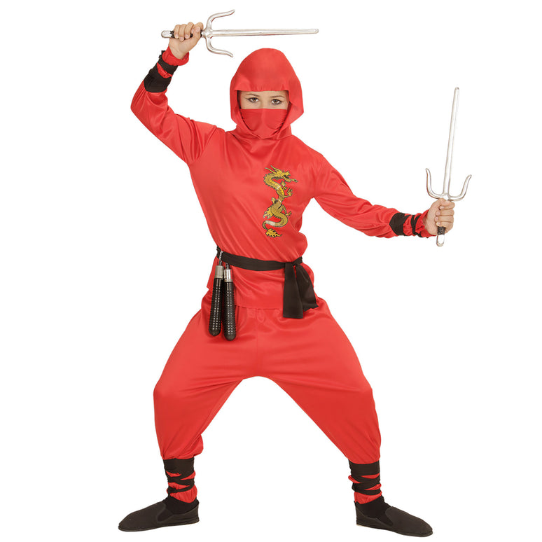 Rood draak ninja pakken voor kids