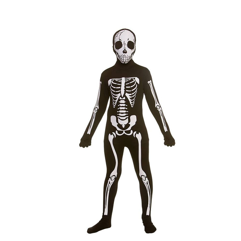 Skeleton second skin kostuum kids