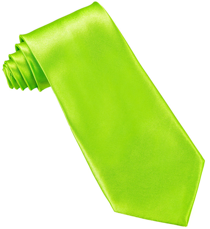 Neon groene stropdas