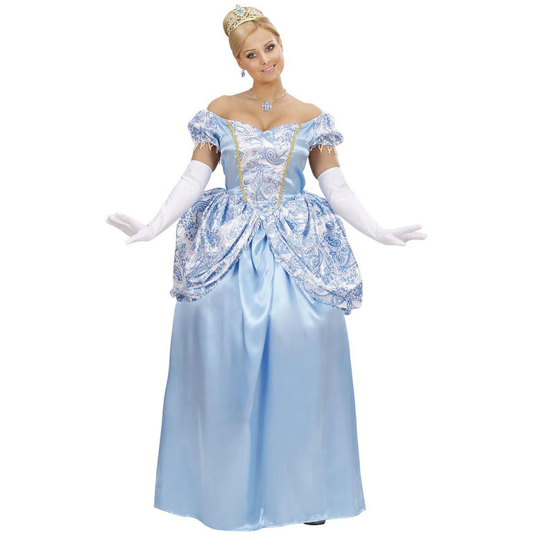 Prinsessen jurk blauw sprookjes