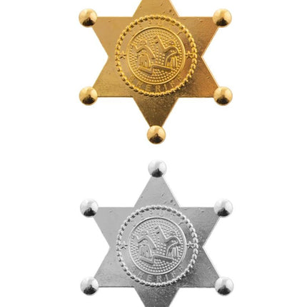 Sheriff ster Marco metaal goud of zilver