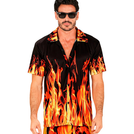 Zomer partyshirt Flames